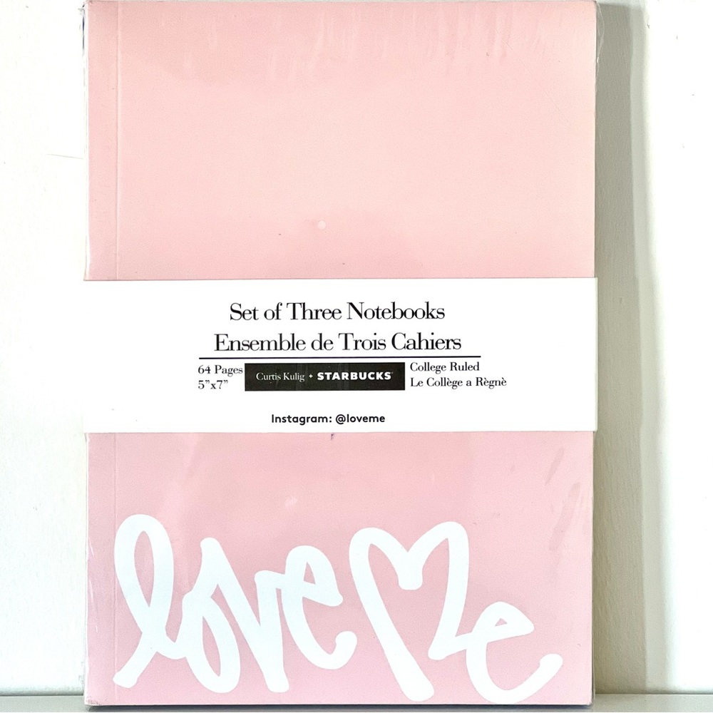 Starbucks + Curtis Kulig Set of Three Notebooks